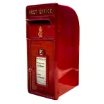 royal cr iii post box mailbox in red cast iron wall mounted or standing