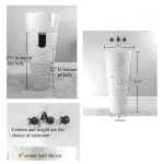 modern ribbed cone pedestal sink in marble stone