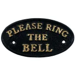 please close the gate sign old fashioned cast iron plaque 5.5 inches