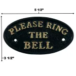 please close the gate sign old fashioned cast iron plaque 5.5 inches