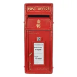 royal cr iii post box mailbox in red cast iron wall mounted or standing