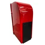 royal er ii post box mailbox in red cast iron wall mounted or standing