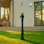 victorian style horse head hitching post 48.5 inches tall