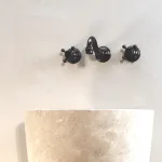 modern ribbed cone pedestal sink in marble stone