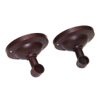 wall mounted curtain rod holders