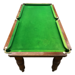 vintage snooker table with balls and cues ej riley limited accrington 64 inches