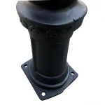 victorian style outdoor walkway pole light cast aluminum replica 43 inches