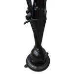 angel of freedom with sword bronze painted statue religious pole light 72" tall