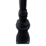 victorian style outdoor walkway pole light cast aluminum replica 43 inches