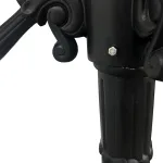 pair of 4 arm pole light street fixtures for outdoors 10 or 12 inch ball shade