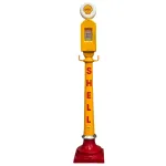 shell gas station air meter cast aluminum vintage replica 63.5 inches