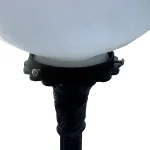 victorian style outdoor walkway pole light cast aluminum replica 43 inches