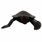 cast aluminum loggerhead sea turtle statue 42 lbs