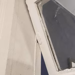 cast iron transom pivot post and base pair