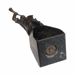 antique bronze statue richard w lang listed artist the night watchman