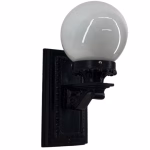 cast iron victorian floral wall sconce porch light