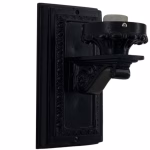 cast iron victorian floral wall sconce porch light