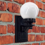 cast iron victorian floral wall sconce porch light