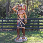 native american cigar store indian chief statue for tobacco lifesize
