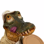 2 ft alligator or crocodile waiter butler statue with tray