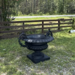giant urn the grand without base antique replica in dark bronze or black