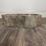 bathroom counter top petrified wood vanity vessel basin sink pws 14