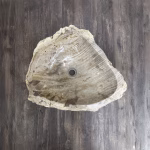 bathroom counter top petrified wood vanity vessel basin sink pws 16