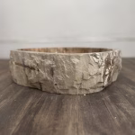 bathroom counter top petrified wood vanity vessel basin sink pws 02