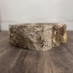 bathroom counter top petrified wood vanity vessel basin sink pws 02