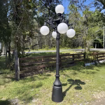 10 ft 5 arm lion pole light for commercial or residential use