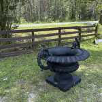 giant urn the grand without base antique replica in dark bronze or black