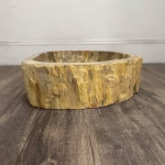 bathroom counter top petrified wood vanity vessel basin sink pws 18