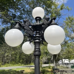 10 ft 5 arm lion pole light for commercial or residential use