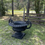 giant urn the grand without base antique replica in dark bronze or black