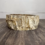 bathroom counter top petrified wood vanity vessel basin sink pws 17
