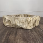 bathroom counter top petrified wood vanity vessel basin sink pws 01