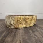 bathroom counter top petrified wood vanity vessel basin sink pws 17