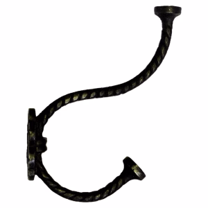 2f266107-951c-5eec-bf9f-5e9d410282d0.jpg pair of black iron twisted rope wall coat towel hooks