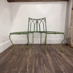 victorain half round tree surround garden bench