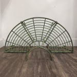 victorain half round tree surround garden bench