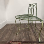 victorain half round tree surround garden bench