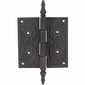 cast iron 3.5 inch victorian style steeple tip door hinge