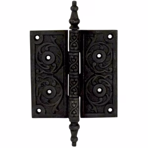 cast iron 3 inch steeple tip door hinge victorian style