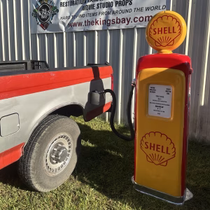 shell aluminum replica reproduction gas tank pump 125lbs