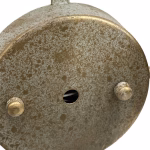 pair of gold leaf royal crowns wall sconces with mercury crystals