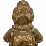 pair of gold leaf royal crowns wall sconces with mercury crystals