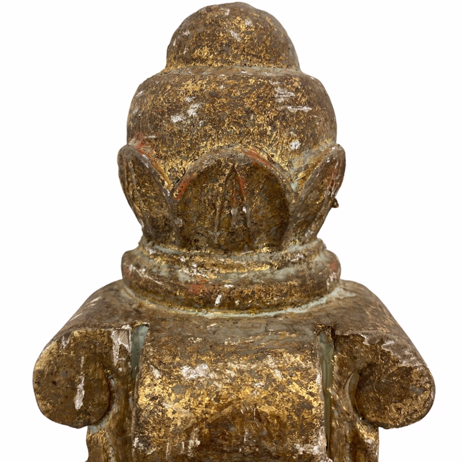 pair of gold leaf royal crowns wall sconces with mercury crystals