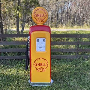 shell aluminum replica reproduction gas tank pump 125lbs