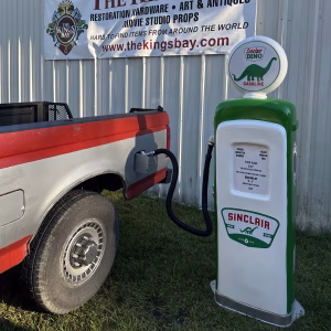 sinclair aluminum replica reproduction gas tank pump 125lbs