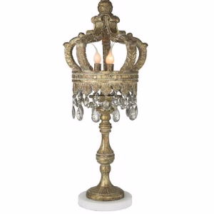 d88c86d3-35fd-568c-98d9-1cd2d1c5b807.jpg royal crown table lamp with mercury glass crystals and gold leaf